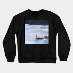 Space Kayaking Crewneck Sweatshirt